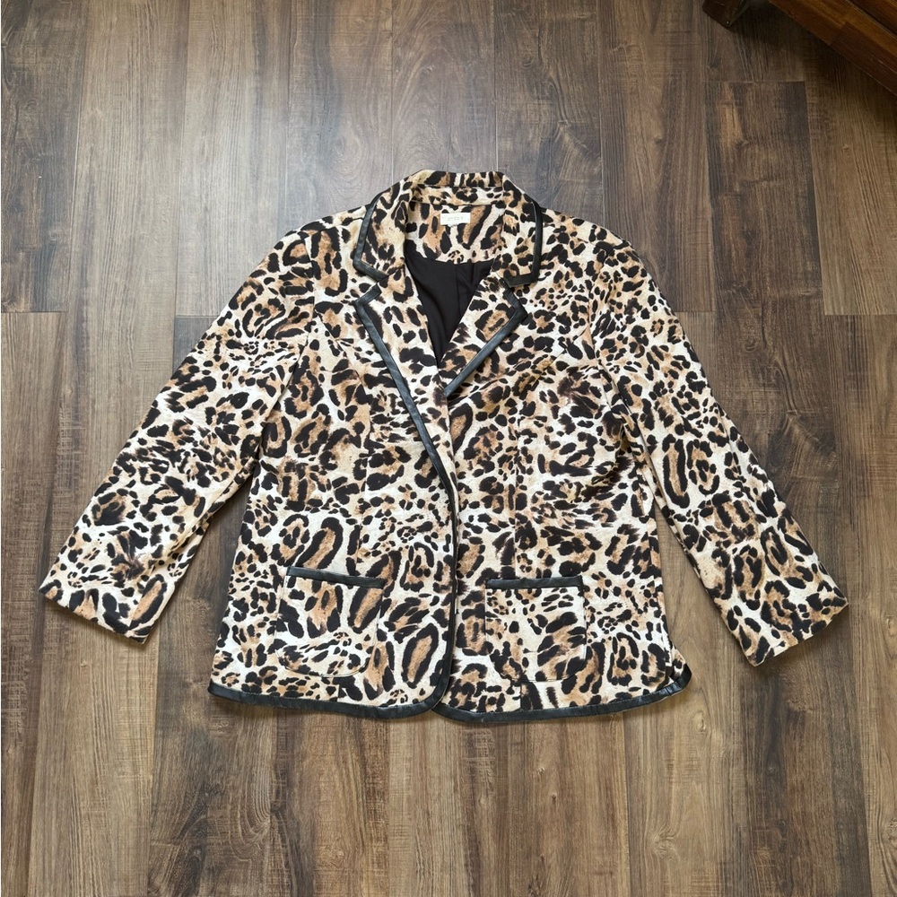 Chico’s Women’s Leopard Coat